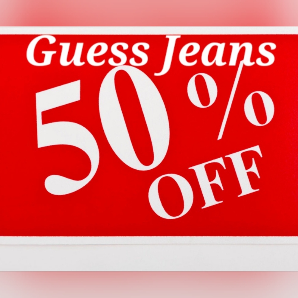 SALE 50% OFF on Men Guess Jeans